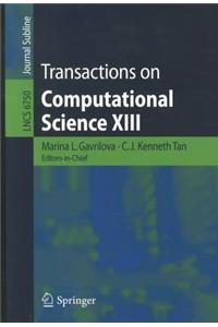 Transactions on Computational Science XIII