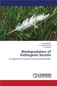 Biodegradation of Pathogenic Keratin