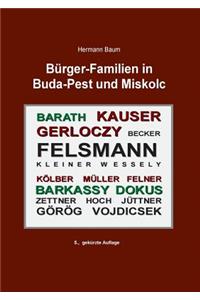 Bürger-Familien in Buda-Pest und Miskolc