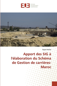 Apport des SIG à l'élaboration du Schéma de Gestion de carrières-Maroc