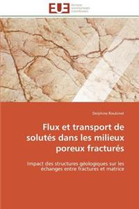 Flux Et Transport de Solutés Dans Les Milieux Poreux Fracturés