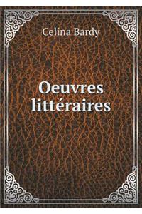 Oeuvres littéraires