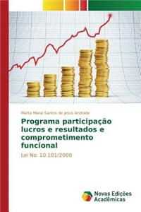 Programa participação lucros e resultados e comprometimento funcional