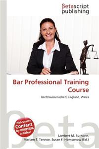 Bar Professional Training Course