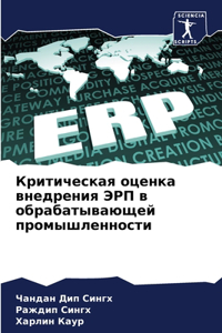 Критическая оценка внедрения ЭРП в обраk