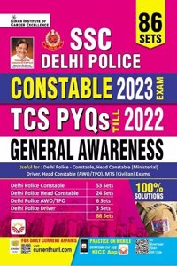 SSC Delhi Police Constable General Awareness Yearwise TCS PYQs 2023 Exam Total 86 Sets (English Medium) (4426)
