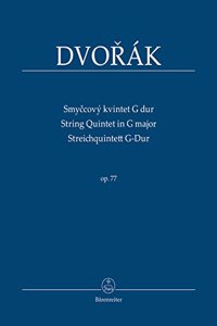 String Quintet in G major Op.77 (Study Score)