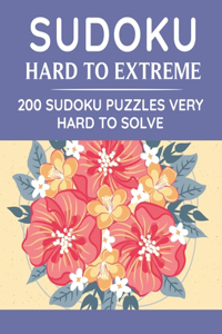 Sudoku Hard to Extreme 200 Sudoku Puzzles