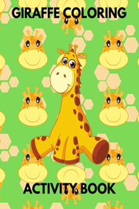 Giraffe coloring activity book