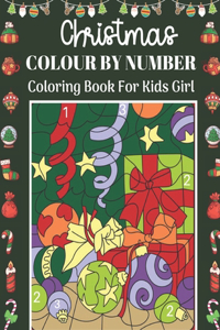 Christmas Colour By Number Coloring Book For Kids Girl