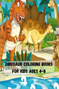 Dinosaur Coloring Books for Kids Ages 4-8