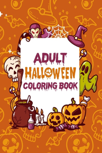 Adult Halloween Coloring Book