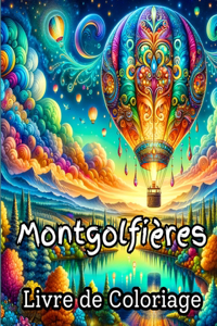 Montgolfières Livre de coloriage