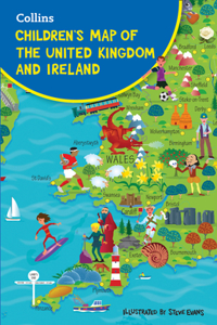 Collins Children's Map of the United Kingdom and Ireland