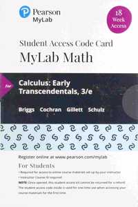 Mylab Math with Pearson Etext -- 18 Week Standalone Access Card -- For Calculus