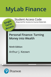 Mylab Finance with Pearson Etext -- Access Card -- For Personal Finance