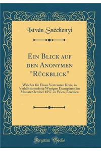 Ein Blick auf den Anonymen 