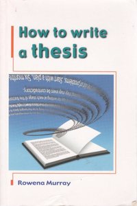 How to Write a Thesis