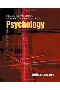 Research Methods Laboratory Manual for Psychology (with Infotrac)