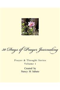 30 Days of Prayer Journaling