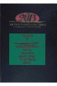 New Interpreter's Bible Volume V