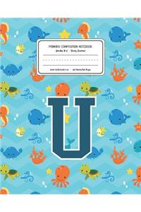 Primary Composition Notebook Grades K-2 Story Journal U