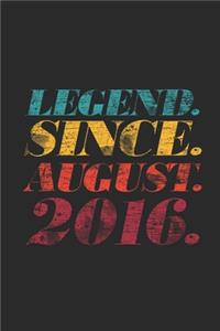 Legend Since August 2016