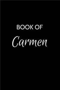 Book of Carmen