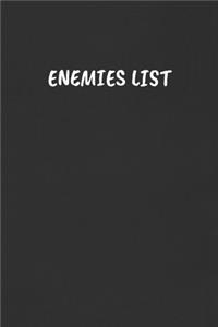 Enemies List