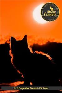 Meow Covers 6 X 9 Composition Notebook -100 Pages