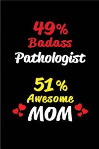 49% Badass Pathologist 51 % Awesome Mom