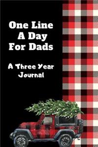 One Line A Day For Dads A Three Year Journal