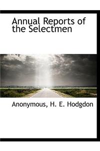 Annual Reports of the Selectmen