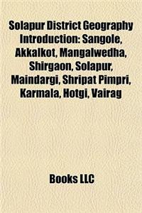 Solapur District Geography Introduction