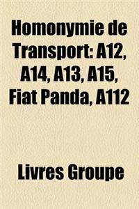 Homonymie de Transport