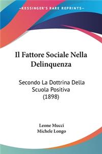 Fattore Sociale Nella Delinquenza