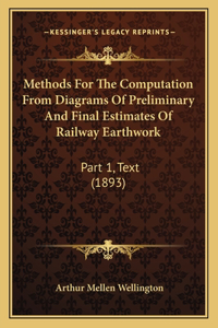 Methods for the Computation from Diagrams of Preliminary and Final Estimates of Railway Earthwork