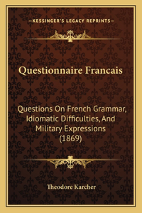 Questionnaire Francais