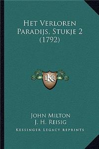 Het Verloren Paradijs, Stukje 2 (1792)