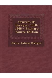 Oeuvres de Berryer