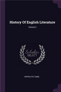 History Of English Literature; Volume 2