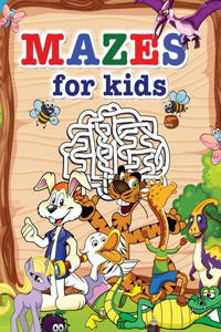 Mazes for kids: Amazing Activity book for Children and Fun with Challenging Mazes!