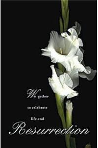 Resurrection Funeral Bulletin (Pkg of 50)