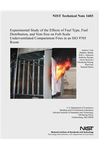 Experimental Study of the Effects of Fuel Type, Fuel Distribution, and Vent Size on Full-Scale Underventilated Compartment Fires in an ISO 9705 Room
