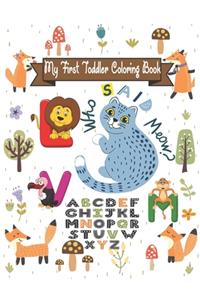 My First Toddler Coloring Book