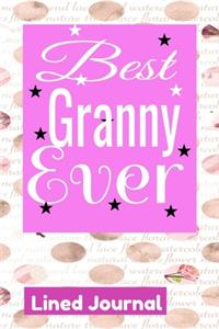 Pregnancy Journal Best Granny Ever Lined Journal