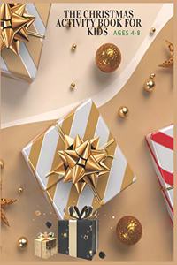 Christmas Activity Book For Kids Ages 4-8