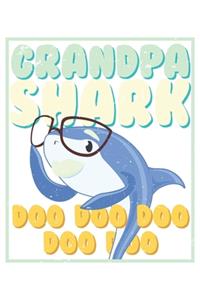 Mens Grandpa Shark Doo Doo Doo