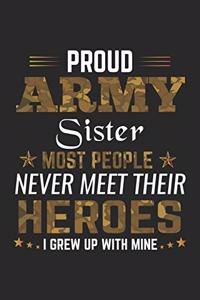 Proud Army Sister Most People Never Meet Their Heroes I Grew Up With Mine