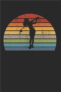 Golf Golfen Golfspieler Notizbuch